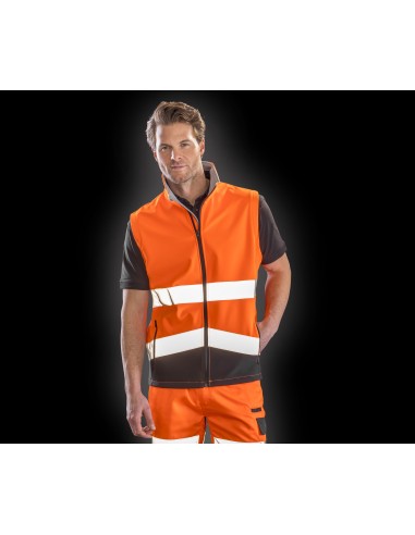 RES-R451X-Printable Safety Softshell Gilet